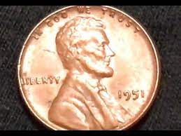 A record auction price for this type of uncirculated coin was set in 2006 when $14,950 was paid for a ms67rd graded by pcgs. 1951 Wheat Penny Value Youtube