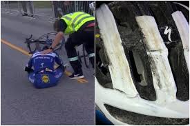 Evenepoel went into the giro as one of the favourites despite a lack of racing due to injury Remco Evenepoel Says Saved By Helmet After Crash In Norway Sticky Bottle