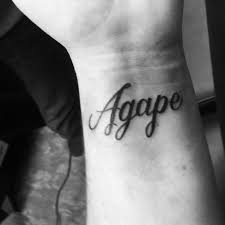 Agape Greek For Love The Highest Form Of Love To Love Without Cause Selflessly And Unconditionally This Is The Type Of L Tattoos Agape Tattoo Get A Tattoo