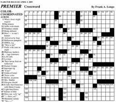 Enjoy the la times sunday crossword puzzle now. Premier Sunday Crossword King Features Syndicate Crossword Free Printable Crossword Puzzles Crossword Puzzles