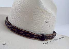 Horsehair Hat Band Elegant Cowboy Horsehair Hat Band No Etsy Cowboy Hat Bands Rodeo Fashion Horse Hair Hat Band