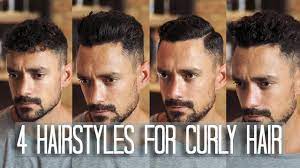 4 Men S Hairstyles For Curly Or Wavy Hair How To Style Your Hair Wavy Hair Mens Hairstyles Mens Short Curly Hairstyles