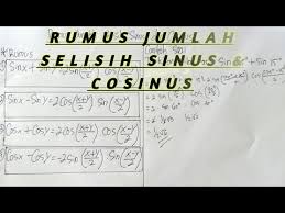 Maybe you would like to learn more about one of these? Penyelesaian Contoh Soal Rumus Jumlah Selisih Sinus Cosinus Youtube