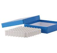 Cardboard cryoboxes for freezer racks 133x133 mm - TENAK