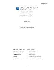Memahami pemasaran campuran adalah strategi pemasaran yang menggabungkan beberapa elemen dalam campuran pemasaran itu sendiri yang dilaksanakan secara bersepadu. Principle Of Marketing Docx Bbmk 2103 Oum Business School Semester January 2018 Bbmk2103 Principal Of Marketing Matriculation No 821024135304001 Course Hero