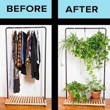 Hanging Plant Room Divider Room With Plants Studio Apartment Divider Shower Plant
