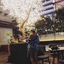 mitsui taipei cuisine m xinyi japanese restaurant garden design bespoke artistic tree outdoor lighting customized by aboo light project instagram collection