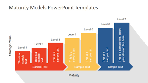 Flat Maturity Models Powerpoint Template