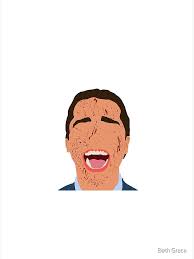 American Psycho Patrick Bateman Greeting Card