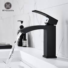 matte black basin vessel sinks mixer