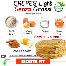 Per le crepes senza uova e senza latte non preoccupatevi se non raggiungeranno un colorito dorato, se proprio volete, potete aggiungere un po' di curcuma senza alterare il gusto delle crepes. Pin Auf Ricette Light