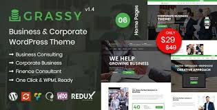 Grassy V1 4 Business Wordpress Theme In 2020 Business Wordpress Themes Corporate Wordpress Themes Wordpress Theme