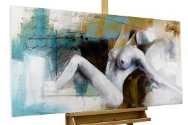 Handgemalte Gemälde mit Erotik Frau kaufen | KunstLoft