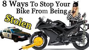 8 Ways To Stop Your Motorcycle From Being Stolen - Youtube