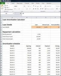 Monthly Loan Amortization Calculator Plan Projections Amortization Schedule Online Data Entry How To Plan