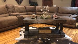 Rustic coffee tables can be perfect for a farm home living room because they are a beautiful piece of furniture. Coffee Table Modern Farmhouse Collection Ana White