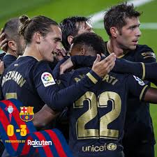 Hernandez, roncaglia, alvarez, mor, guidetti, radoja, cabral. Celta Vigo Vs Barcelona 0 3 Highlights Download Video Onpointy