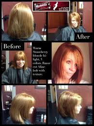 Red Balayage Hi Lights My Client Came In With A Botched Color Job And Wanted Red Hair Color And An Aline Bob What She Aline Bob Red Balayage Red Hair Color