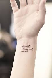 When it comes to the best tattoo designs, the possibilities are truly endless. 34 Tiny Inspirational Tattoos That Will Motivate You To Live Big Inspirational Tattoos Wrist Tattoos For Guys Small Meaningful Tattoos