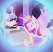 1441929 Animated A Royal Problem Dancing Dj Flurry Heart Dream Orbs Looping Princess Cadance My Little Pony Movie Flurry Heart My Little Pony Drawing