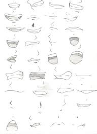 Image of pin by melonlon monies on drawing faces reference mouth. Sad Anime Girl Lips Drawing