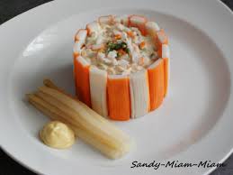 Charlottes Surimi Macedoine Sandy Miam Miam Recette Avec Surimi Recette Entree Froide Recettes De Cuisine