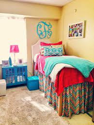 Inspiration For A Room In The Basement For Trin Same Wall Color Rug Like Hers Bright Colors Dorm Room Decor Dorm Room Preppy College Dorm Room