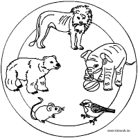 Tiermandalas Im Kidswebde