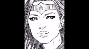 Drawing Wonder Woman in Procreate