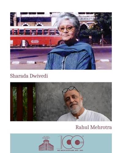 Then and Now, 30 years apart. The first page of our library's copy of ' Bombay: The Cities Within' by Sharada Dwivedi and Rahul Mehrotra. Etched in ink on 24 March 1995, the