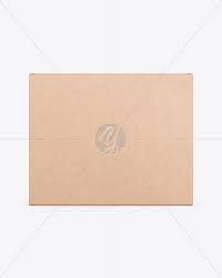 Download Kraft Box Mockup In Box Mockups On Yellow Images Object Mockups