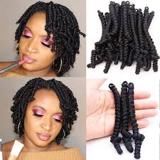 Buns are the quickest and easiest styles to achieve. 6 Inch Bob Spring Twist Hair 3packs Short Spring Twist Pre Looped Crochet Braids Pre Twisted Passion Twists Crochet Braids Hair Cute Spring Twist Crochet Hair 6inch 1b Buy Online In Slovenia At
