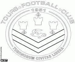 coloriage bouclier du tours fc a imprimer coloriages simples