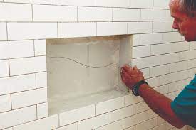 Installing a rectangular tile niche horizontally can give you a much longer space to keep your things. Tile For A Waterproof Shower Niche Jlc Online