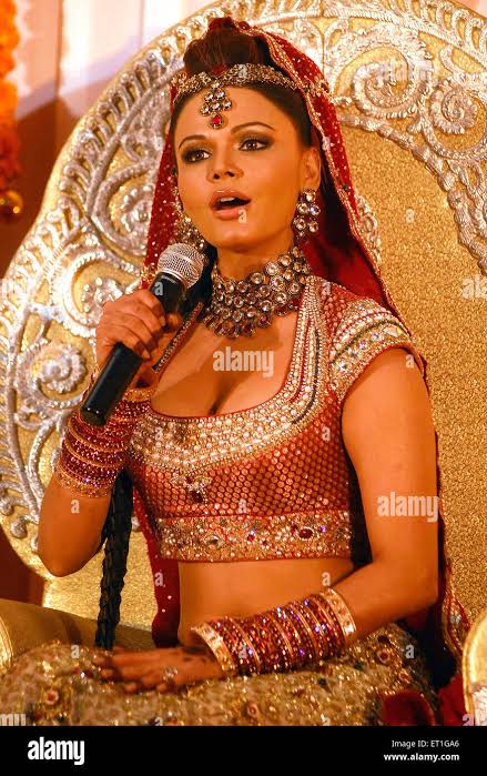 Rakhi Sawant, Indian dancer, Indian model, Indian actress, Indian television talk show host, India, Asia Stock Photo - Alamy