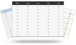 Compare Ninja Comparison Tables Generator Html Css Web Design Css Table