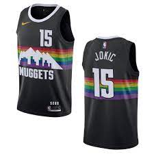 Five new nba uniforms leak see them all here chris. Men S 2019 20 Denver Nuggets 15 Nikola Jokic City Swingman Jersey Black Cfjersey Store