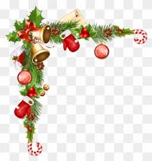 Christmas Ornament Clipart Corner Border Clip Art Holly Png Download 857755 Pinclipart