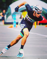 Alex Myint was Australia's first Olympic Inline Speed Skater. Alex has been  skating since he was very young, taking part in slalom skating before  finding his love of speed! Alex once won