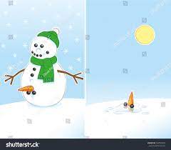 Happy Rude Joke Snowman Carrot Coal Stock Vector Royalty Free 504585958