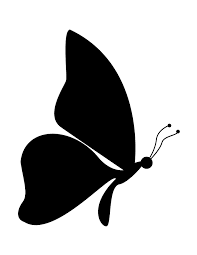 Butterfly Monarch Silhouette H Amp M Coloring Pages Butterfly Shape Butterfly Wall Art Diy Butterfly Stencil