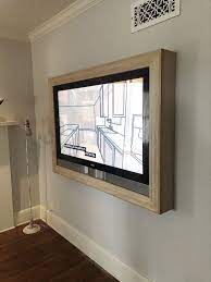 Five Steps To Build A Frame For A Wall Mounted Tv Mounted Tv Ideas Living Rooms Bedroom Tv Wall Tv In Bedroom