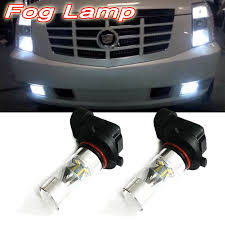 Details About 2x Front Fog Light Bulbs Led Fog Lamp For 2007 2014 Cadillac Escalade Esv Ext
