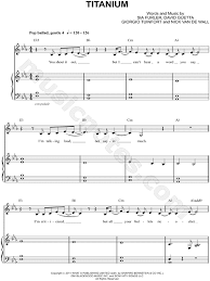 Madilyn Bailey Titanium Sheet Music In Eb Major Transposable Download Print Sheet Music Piano Music Notes Music