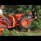 รถไถ เอวอ อน ป นตอ ไม คว ำ tractor drive over a high stump น วเทค แทรกเตอร newtech tractor youtube