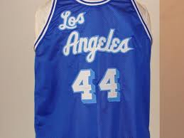 Since their founding in 1947 and relocation to los angeles in 1960, the lakers have. 44 Jerry West Mr Clutch Los Angeles Lakers Nba Guard 1960 1974 Blue Throwback Jersey Spor