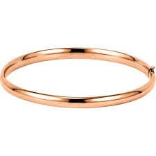 More details penny preville 18k gold bangle with round & square diamond stations details penny preville bangle bracelet. 14k Rose Gold Hinged Bangle Bracelet 7 4 75mm Wide 14k Etsy
