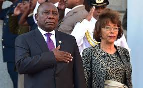 South african president cyril ramaphosa's wife reaches rajghat, pm modi welcomed her. First Lady Tshepo Motsepe To Make Contribution To Thuma Mina Campaign