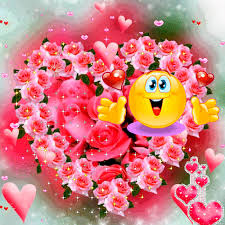 Flores Corazones Besos Gifs Para Ti Beautiful Gif Funny Gif Smiley
