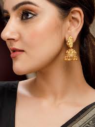 Images of clearance gold jhumka earrings